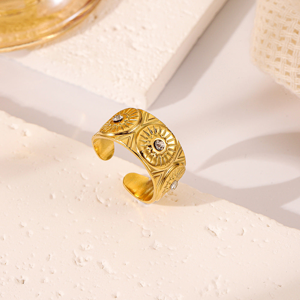 Keira | Boho Stainless Steel Resizable Ring