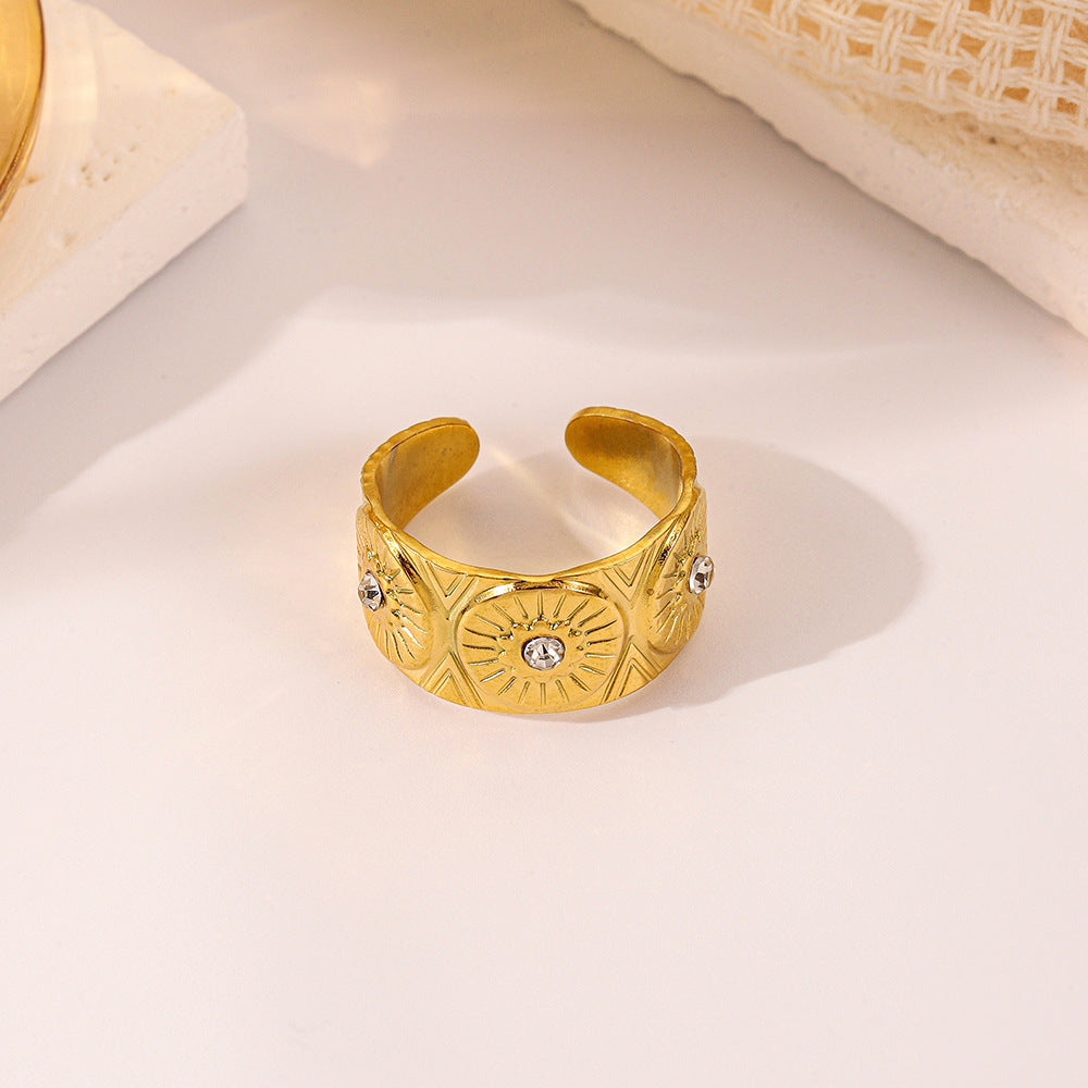 Keira | Boho Stainless Steel Resizable Ring